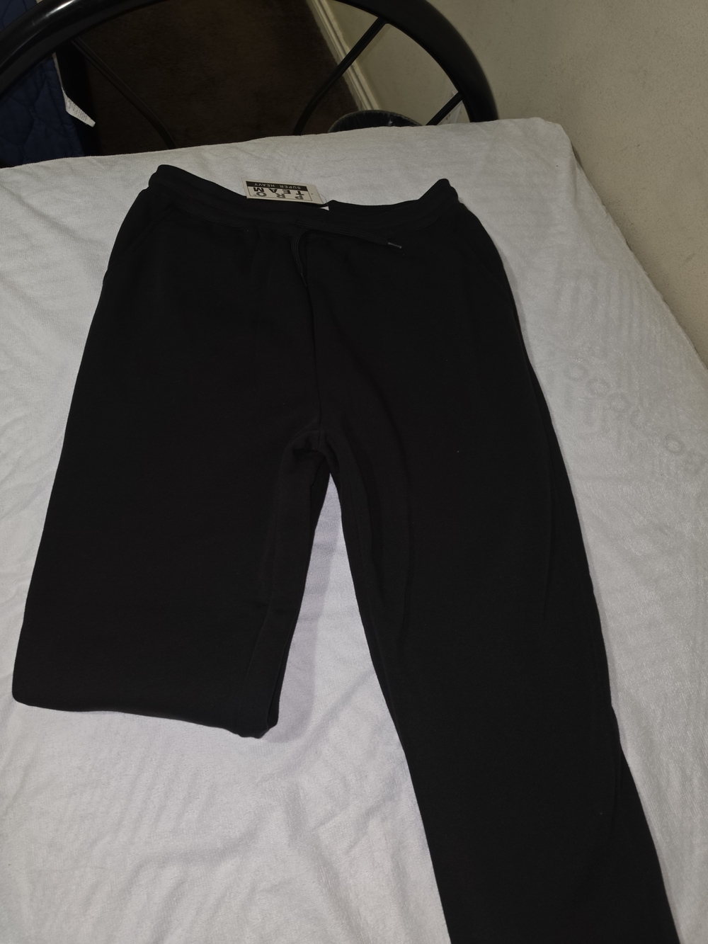 Pro Team Super Heavyweight Fleece Joggers Sweatpants - Black XL (NWT)